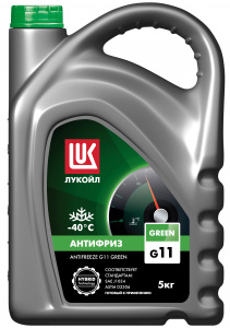 Лукойл АНТИФРИЗ G11 GREEN;  к. 5кг.