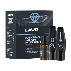 Lavr Diamond Glass НАБОР ДЛЯ РЕСТАВРАЦИИ ФАР; 670мл