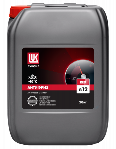 Лукойл АНТИФРИЗ G12 RED;  к.20кг.