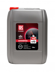 Лукойл АНТИФРИЗ G12 RED;  к.10кг.