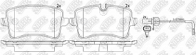 PN0478W NIBK Тормозные колодки задние Audi a4/a5/q5/a7 07-; Porsche macan 10-