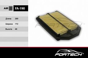 FA-190 FORTECH Воздушный фильтр Honda cr-v III 2.4 07-