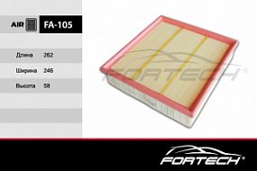 FA-105 FORTECH Воздушный фильтр Opel omega b 94-03