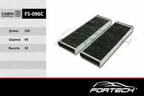 FS-096C FORTECH Угольный фильтр салона Audi a6 04-11
