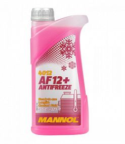 Mannol 4012 ANTIFREEZE AF12+ (-40С) Longlife;  1L Красный антифриз