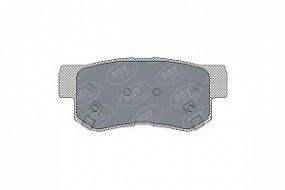 SP326 SCT Тормозные колодки задн. Hyundai