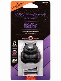 DOLCE LIFE Ароматизатор на дефлектор  MX-604 эксклюзив - BIG BOSS CAT
