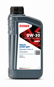 Rowe HIGHTEC MULTI SYNT DPF 0W30;  1L C3 (VW 504 00/507 00; Porsche C30; BMW Longlife-04)