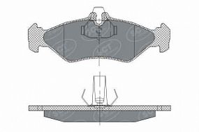 SP301 SCT Тормозные колодки задн. MB Sprinter I; VW LT II 96-06