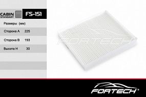 FS-151 FORTECH Салонный фильтр Kia optima 15-; Hyundai sonata 15-