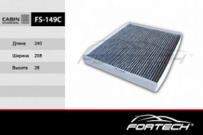 FS-149C FORTECH Угольный фильтр салона Kia sorento 14-