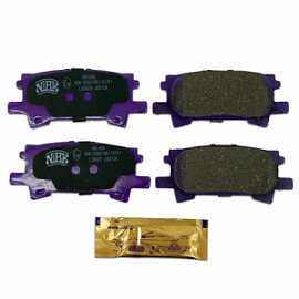 PN1498 NIBK Тормозные колодки задние