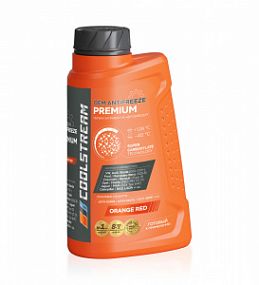 Coolstream PREMIUM 40 ORANGE RED; 1KG Карбоксилатный Красный антифриз
