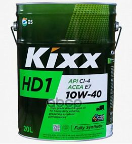 Kixx DX7 10W40 api CI-4 acea E7-16;  20L Синт. моторное масло (MB 228.3; VOLVO VDS-3; MAN 3275)