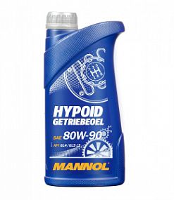 Mannol 8106 HYPOID Getriebeoel 80W90 gl-4/gl-5 ls;   1L Гипоид. трансмис. масло
