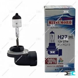 Mitsumoro  H27 12V 27W 881 PGJ13  Автолампа (птф) 1шт.(мин.10)