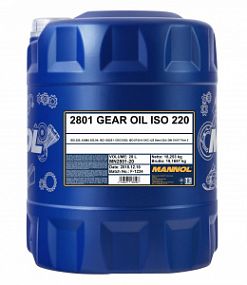 Mannol 2801 GEAR OIL ISO 220;  20L Гидравлическое масло
