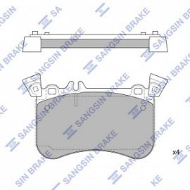 SP1954A SCT Тормозные колодки перед. MB A45 AMG 4- 