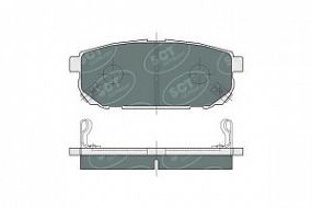 SP372 SCT Тормозные колодки задн. Kia sorento 02-