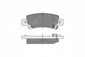 SP350 SCT Тормозные колодки задн. Toyota Corolla IX
