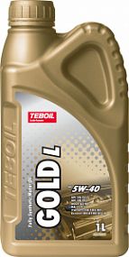 Teboil GOLD L 5W40 sn/cf;   к.1л Acea A3/B4 (mb 229.3; vw 502.00/505.00; rn 0700/0710)
