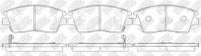 PN0661 NIBK Тормозные колодки передние Hyundai tucson 15-; Kia sportage 15-