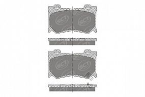 SP685 SCT Тормозные колодки передн.INFINITI, NISSAN 