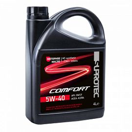 Suprotec COMFORT 5W40 Моторное масло; 4л