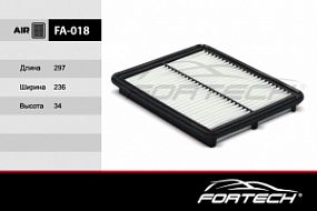 FA-018 FORTECH Воздушный фильтр Kia sorento 02-