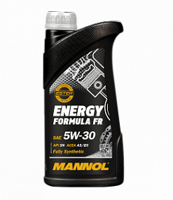 Mannol 7707 Energy FORMULA FR 5W30; 1L (plastic) Синт. моторное масло  a5/b5