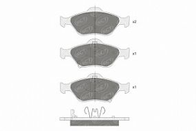 SP710 SCT Тормозные колодки передн.TOYOTA Yaris, DAIHATSU