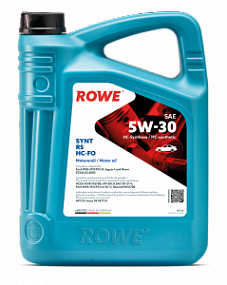 Rowe HIGHTEC SYNT RS 5W30 HC-FO sn/cf;  5L A5/B5; Ford WSS-M2C913-D