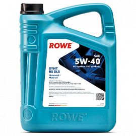Rowe HIGHTEC SYNT RS DLS 5W40 sn/cf;  5L  MB 229.52/229.51/229.31; VW 505 00/505 01; BMW Longlife-01