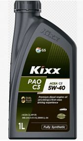 Kixx PAO 5W40 C3;  1L Synthetic motor oil
