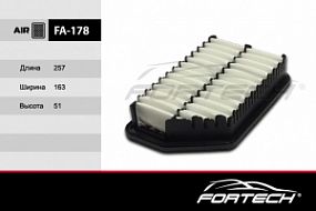 FA-178 FORTECH Воздушный фильтр Hyundai elantra, i30; Kia ceed 11-