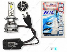 Mitsumoro  H7 W24 CSP 55W, 9-30V, 10000LM 6500K  Автолампа (Диодная с обманкой) (к-т 2шт)