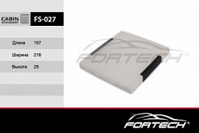 FS-027 FORTECH Салонный фильтр Mazda 2/6 02-, cx-7 07-