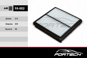 FA-002 FORTECH Воздушный фильтр Daewoo lanos/nexia