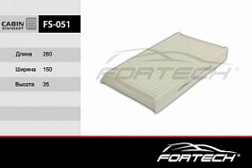 FS-051 FORTECH Салонный фильтр Renault megane 08-