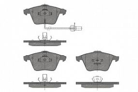 SP432 SCT Тормозные колодки передн. VW passat 05-