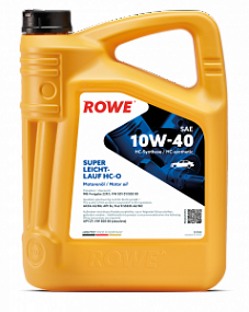 Rowe HIGHTEC SUPER LEICHTLAUF 10W40 HC-O sn/cf;   4L  MB 229.3; VW 501 01/505 00