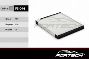 FS-044 FORTECH Салонный фильтр Hyundai elantra/accent 06-; Kia carens/ceed 13-
