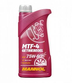 Mannol 8104 MTF-4 Getriebeoel 75W80 gl-4;   1L Синт. трансмис. масло