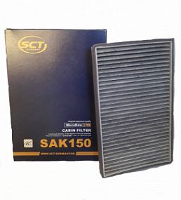 SAK150 SCT Угольный фильтр салона Lada kalina/granta