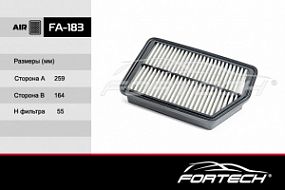 FA-183 FORTECH Воздушный фильтр Kia sportage/ceed/cerato; Hyundai ix35 10-