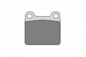SP126 SCT Тормозные колодки задн. ALFA ROMEO, MERCEDES-BENZ, OPEL